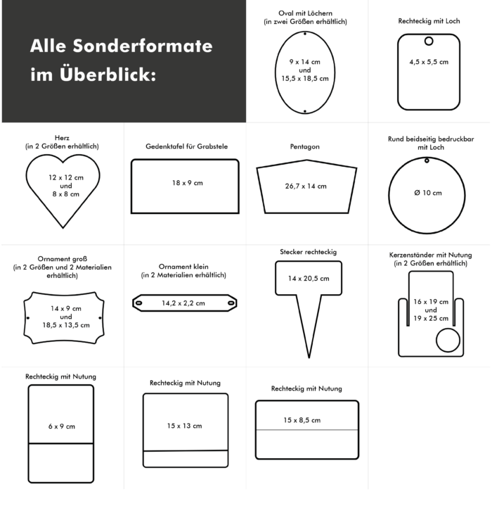 Gedenktafeln Sonderform – Bild 4